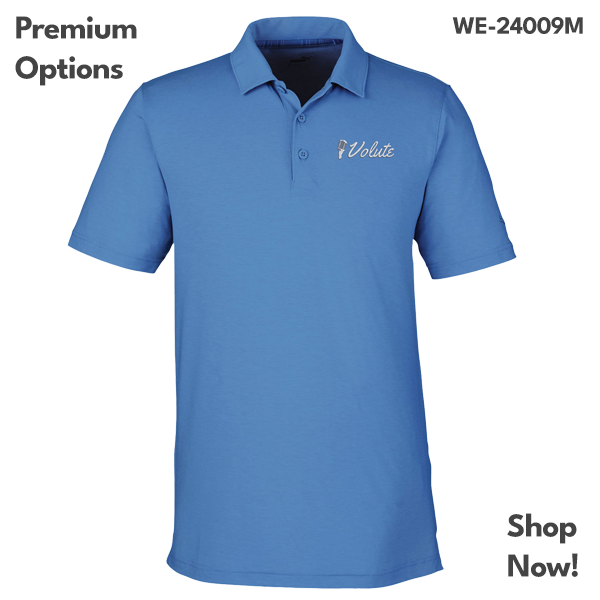 A Puma brand polo golf shirt.