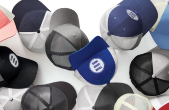 A collection of ball caps.
