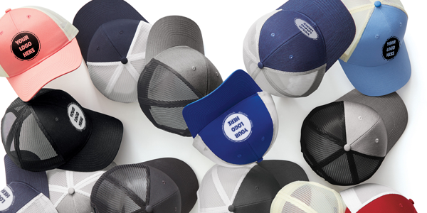A collection of ball caps.